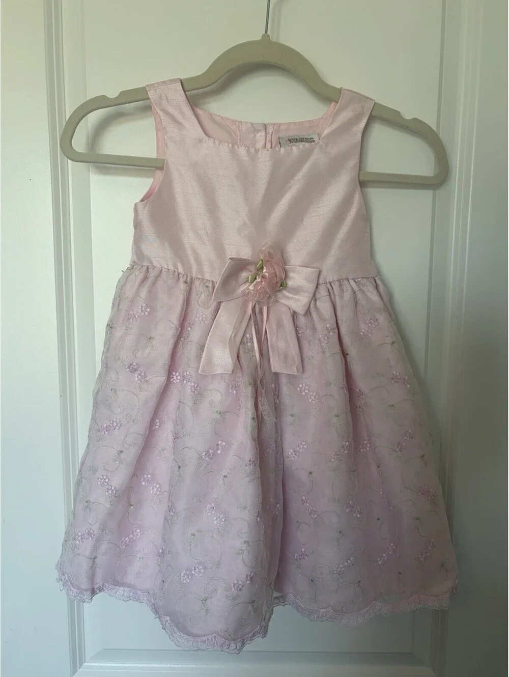 Youngland Girls Pink Party Dress Size 4T Wedding
